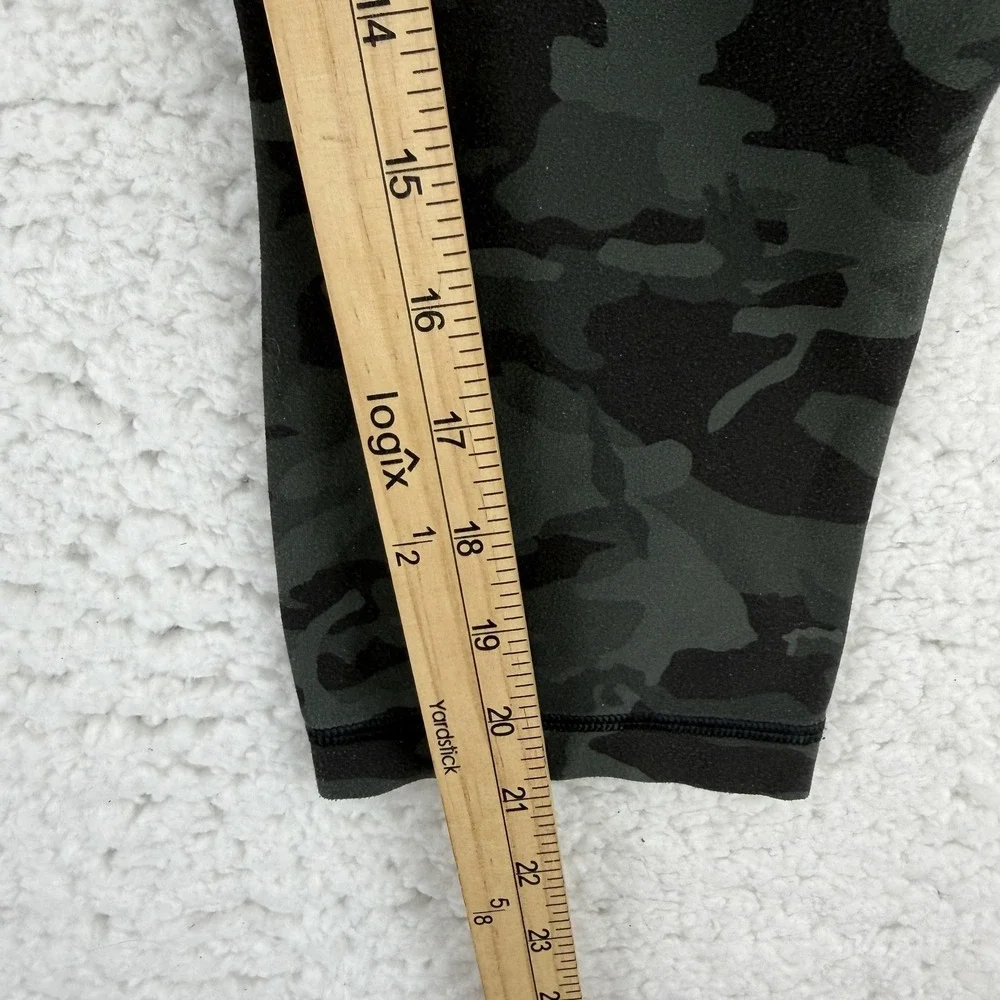 Lululemon Align Crop Pants Womens 6 Green Camo‎ 21